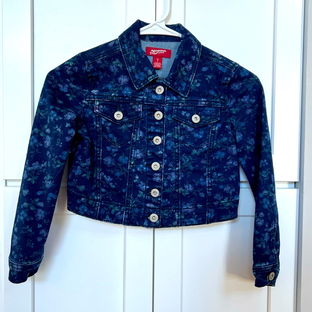 Girls floral print Arizona Jean Jacket